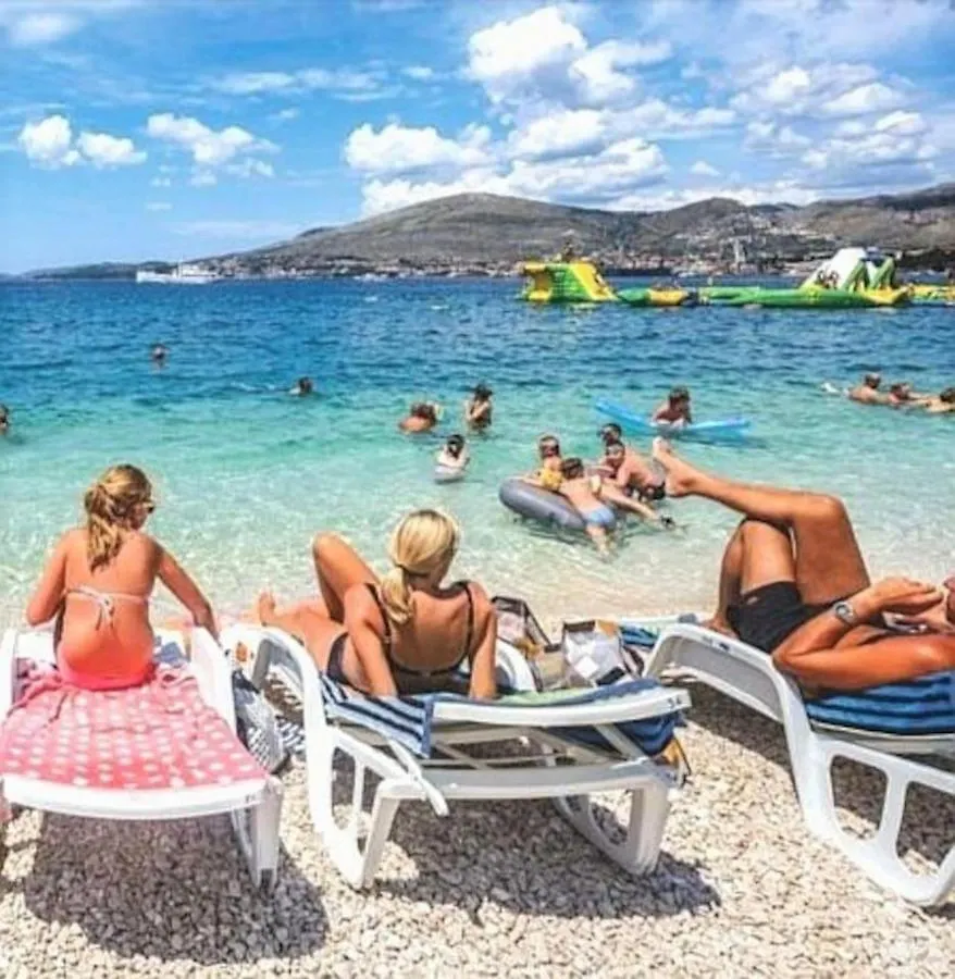 Luxury Beachfront Villa With Pool For Two Families Okrug Gornji Croatia